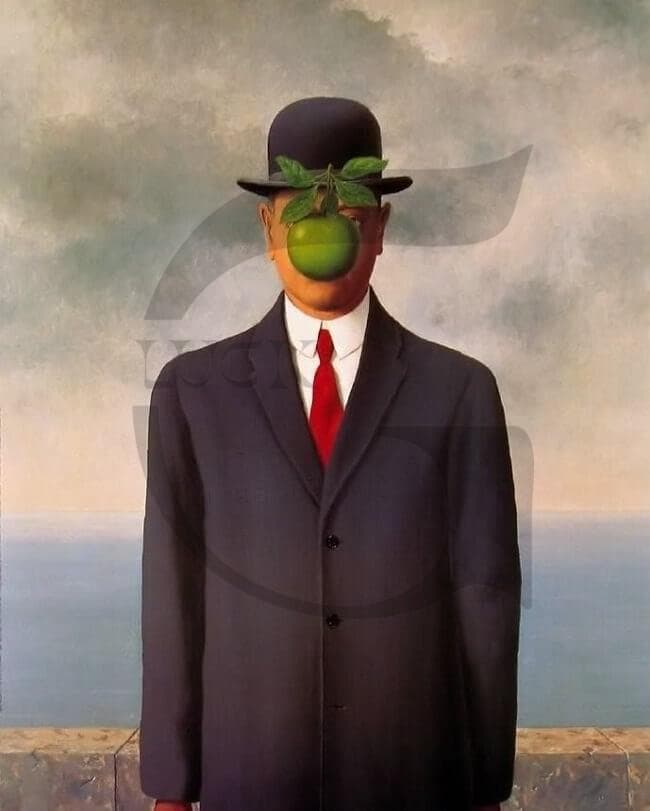 تابلو چوبی نقاشی پسر انسان (The Son of Man)