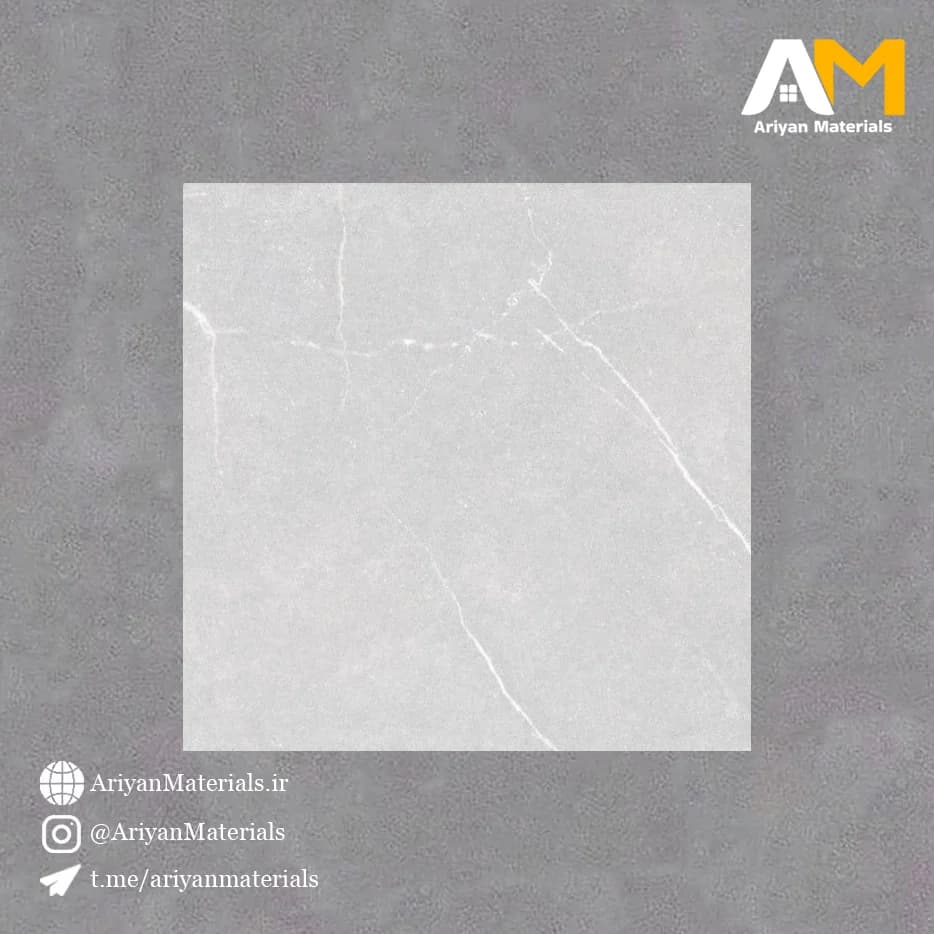 سرامیک کف طرح شایلی طوسی روشن