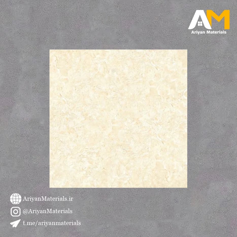 سرامیک کف طرح نگین بژ
