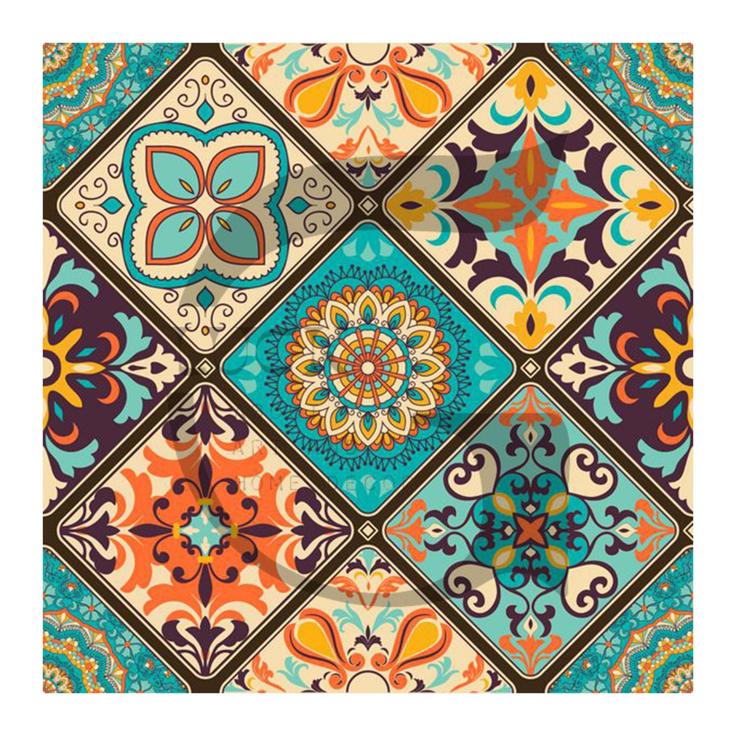 کاشی سبک اسلیمی طرح ایرانی کد T232