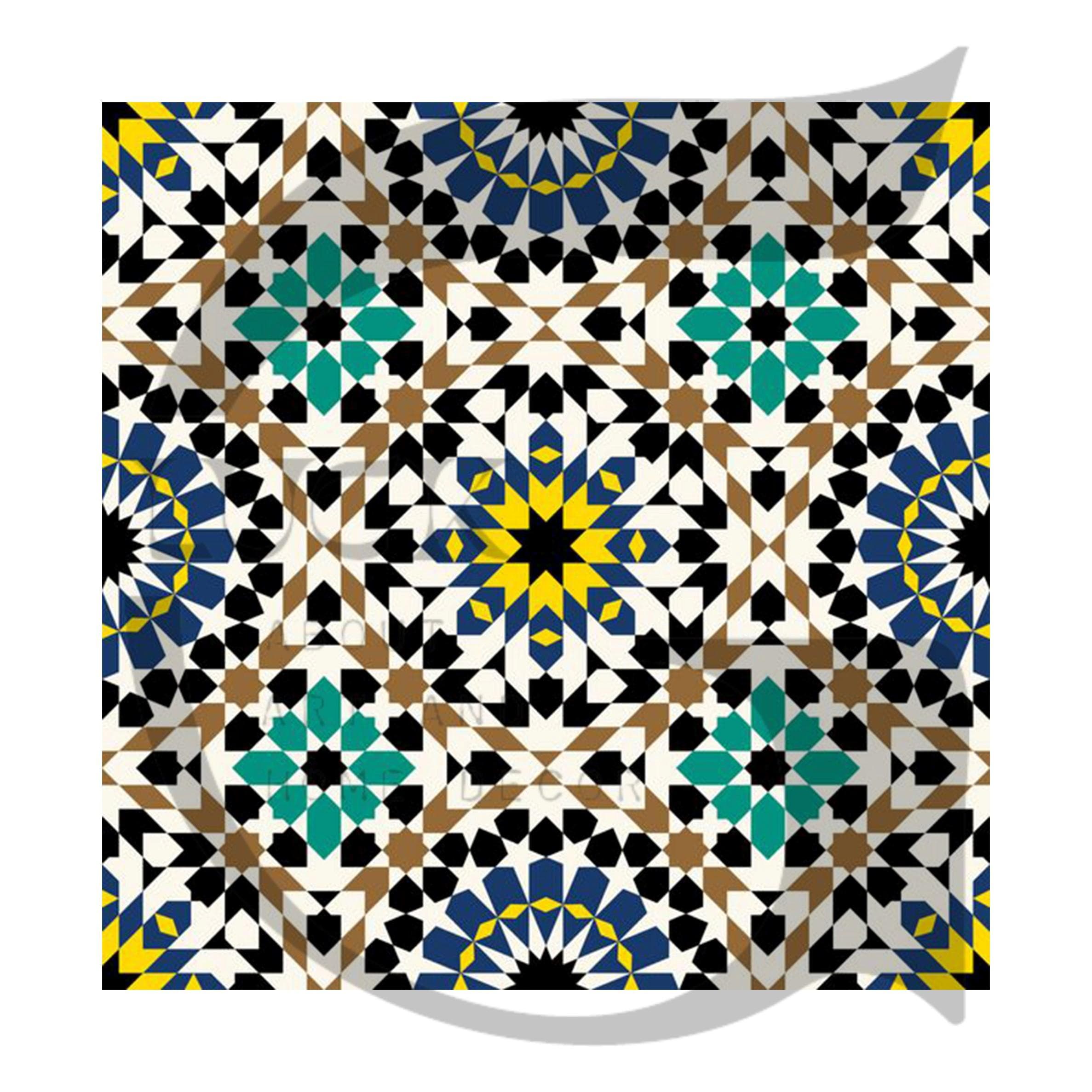 کاشی اسلیمی طرح سنتی کد T214