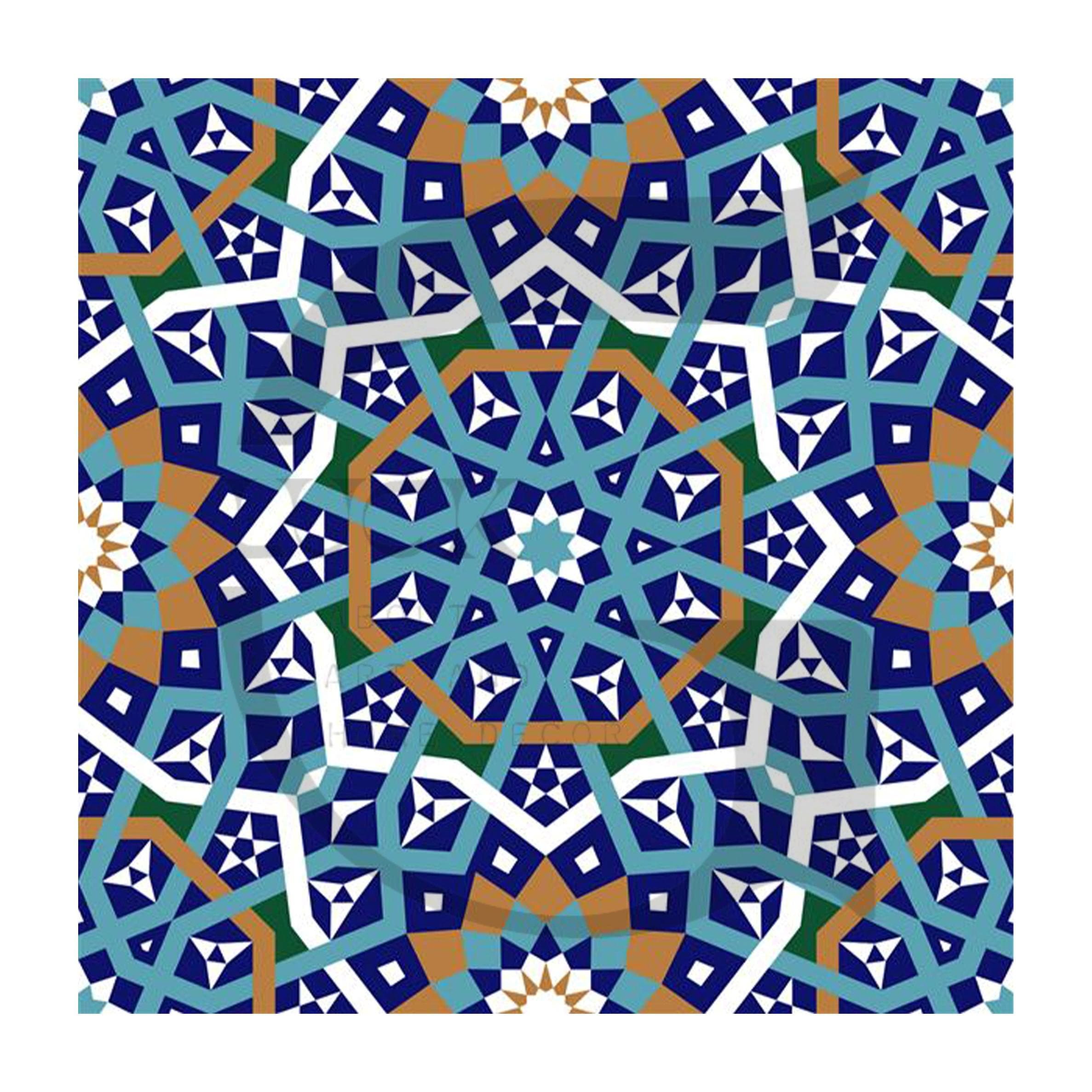 کاشی اسلیمی طرح سنتی کد T211