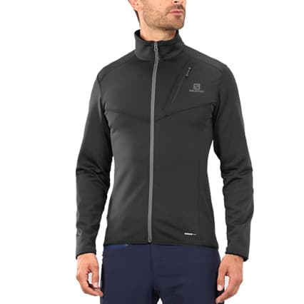 سویشرت سالامون / SALOMON – مدل Discovery FZ / مشکی — تصویر ۲
