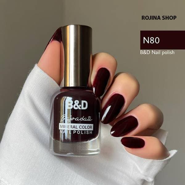 لاک ناخن سری ساده (N) B&D شماره 80 — تصویر ۵