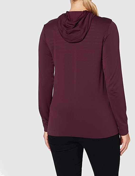 سویشرت سالامون / SALOMON – مدل Seamless Hoodıe / زرشکی — تصویر ۴