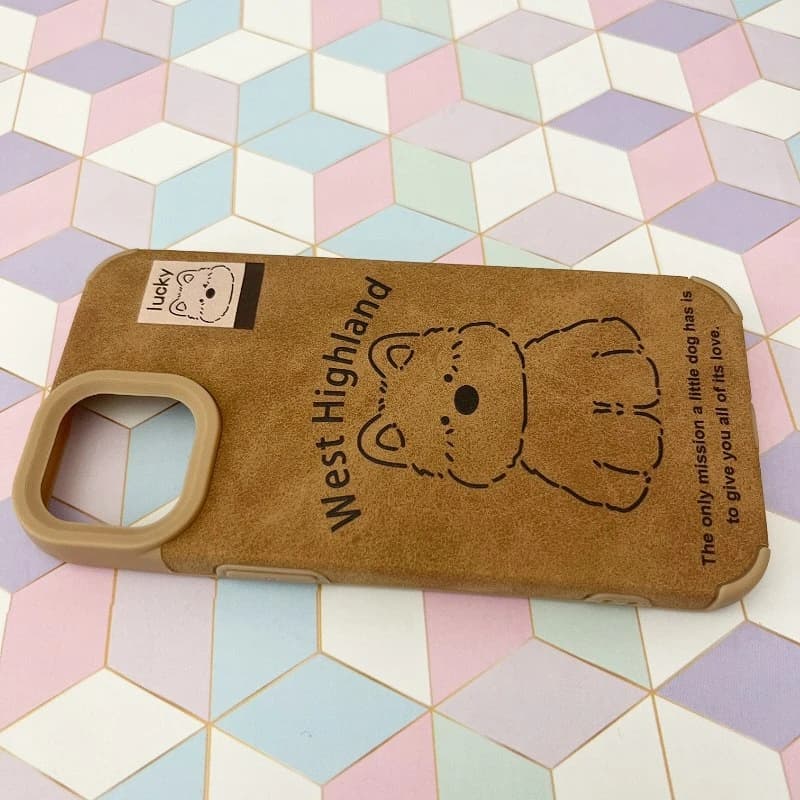 قاب گوشی iPhone 13 / 14 آیفون طرح سگ West Highland کد 486