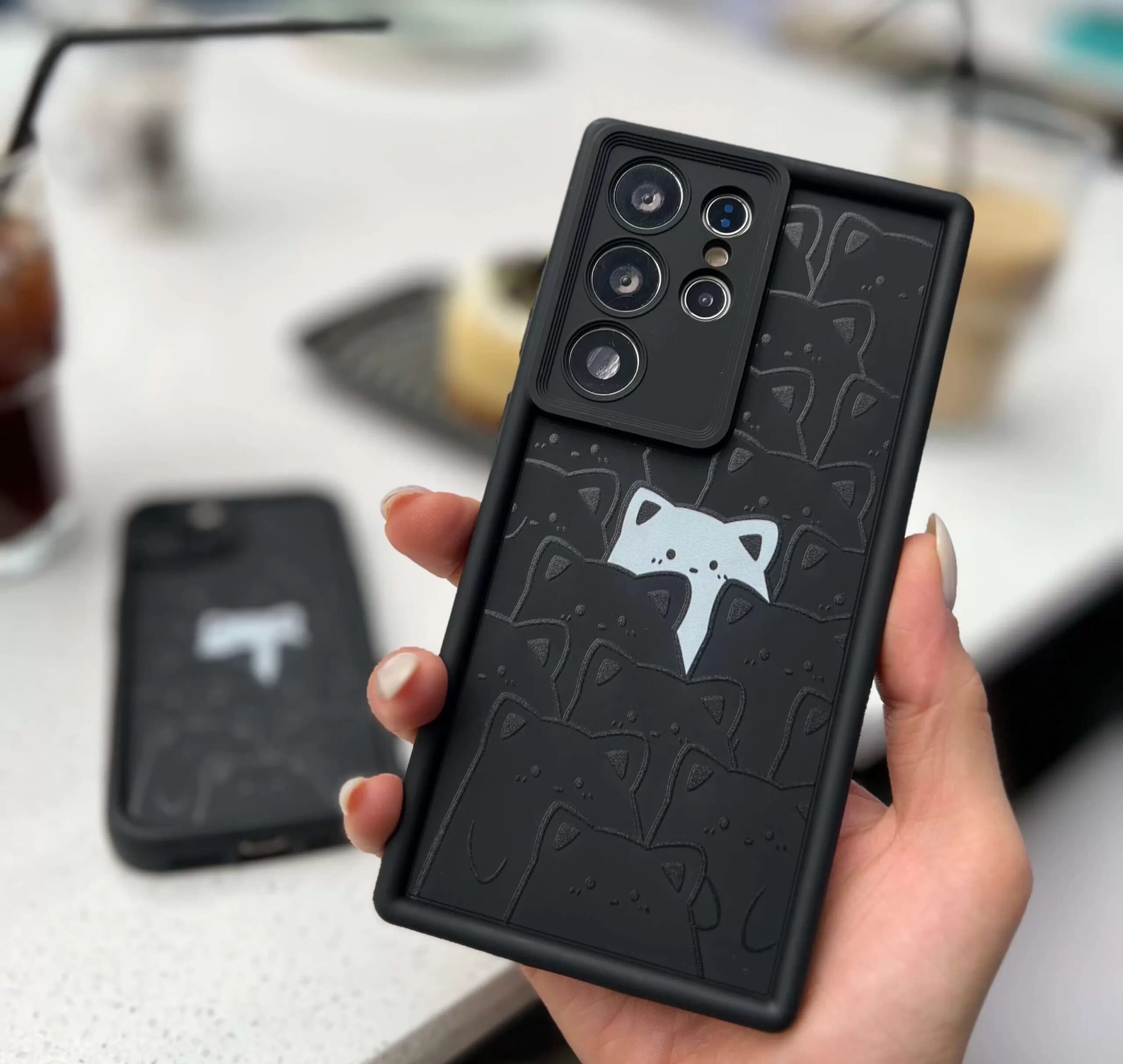 قاب گوشی iPhone 11 Pro آیفون سولید طرح گربه کد 770 — تصویر ۲