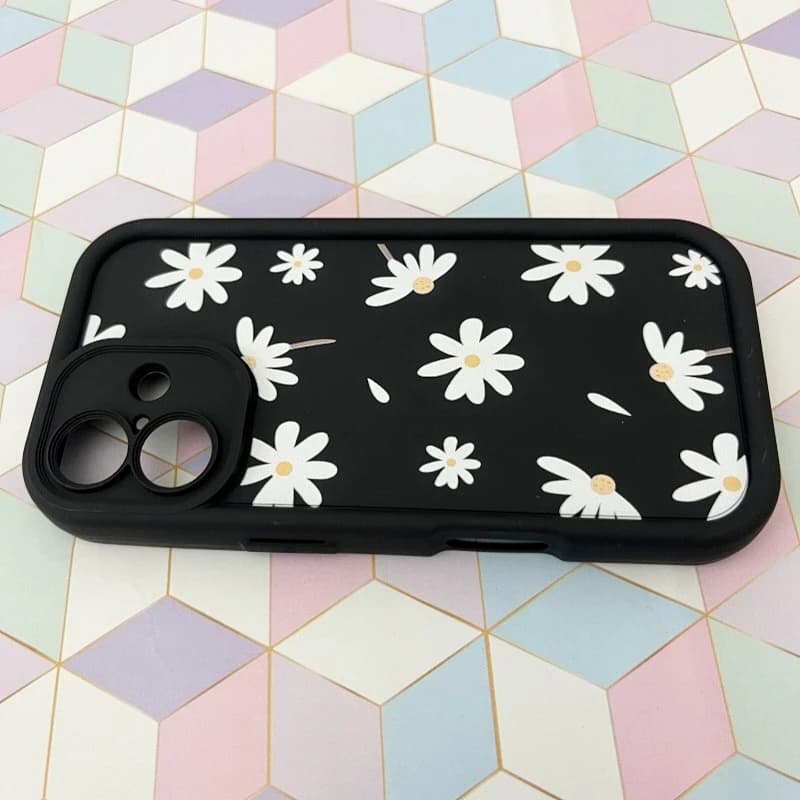 قاب گوشی iPhone 16 آیفون سولید طرح بابونه کد 767