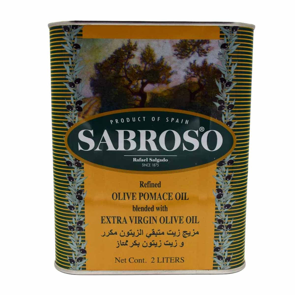 روغن زیتون اکسترا ویرجین سابروسو اسپانیا 2 لیتر