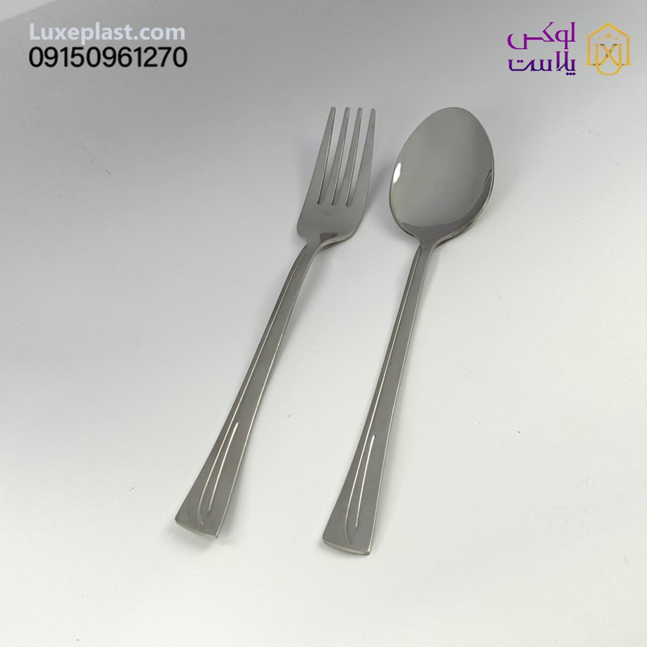 ست قاشق چنگال استیل یونیک مدل فلورانس کد 8284 — تصویر ۴