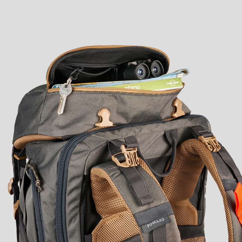 کوله پشتی کچوا / QUECHUA – مدل Travel 500 50L / مشکی — تصویر ۶