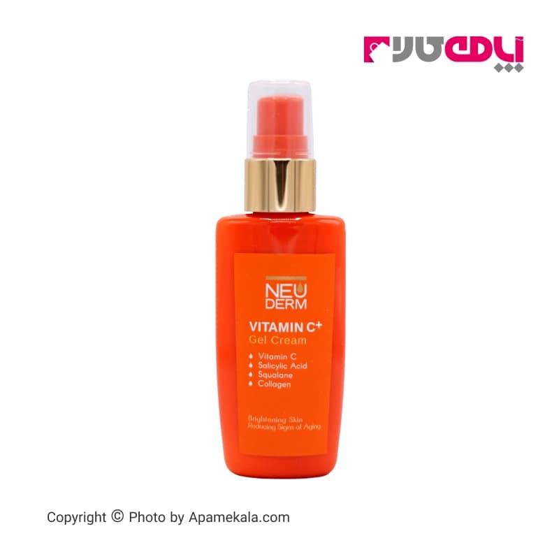 ژل کرم پوست ویتامین سی پلاس C+ نئودرم neuderm حجم 50 میل