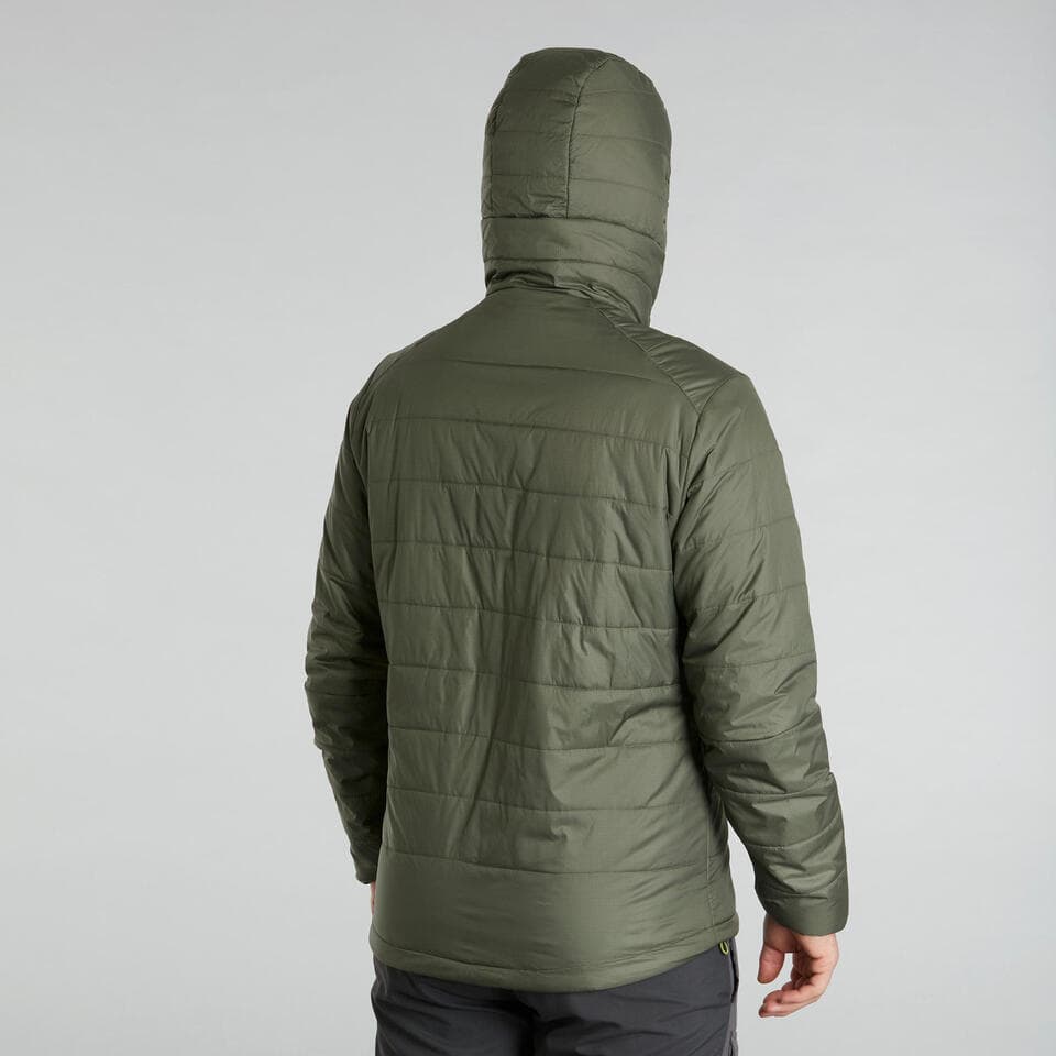 کاپشن الیاف کچوا / FORCLAZ – مدل Trek 100 Hoodie/ سبز — تصویر ۷