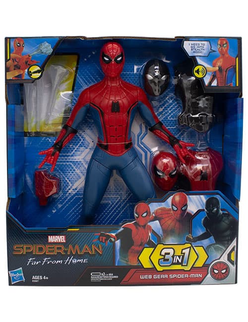 اکشن فیگور اورجینال اسپایدرمن سه حالته برند Hasbro