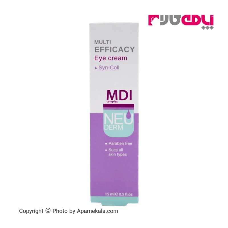 کرم دور چشم نئودرم مدل multi efficacy حجم 15 میل — تصویر ۲