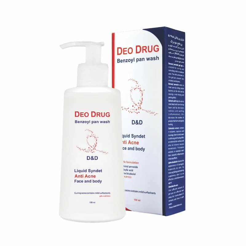 محلول ضد جوش دئودراگ مدل benzoyl peroxide مناسب انواع پوست حجم 150 میلی لیتر — تصویر ۲