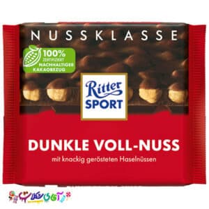 شکلات تخته ای ریتر اسپرت فندق برشته Ritter Sport