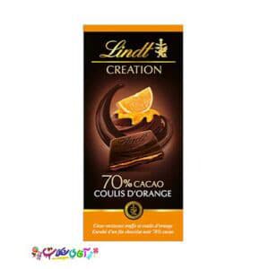 شکلات تخته ای لینت کریشن موس پرتقال 70% Lindt