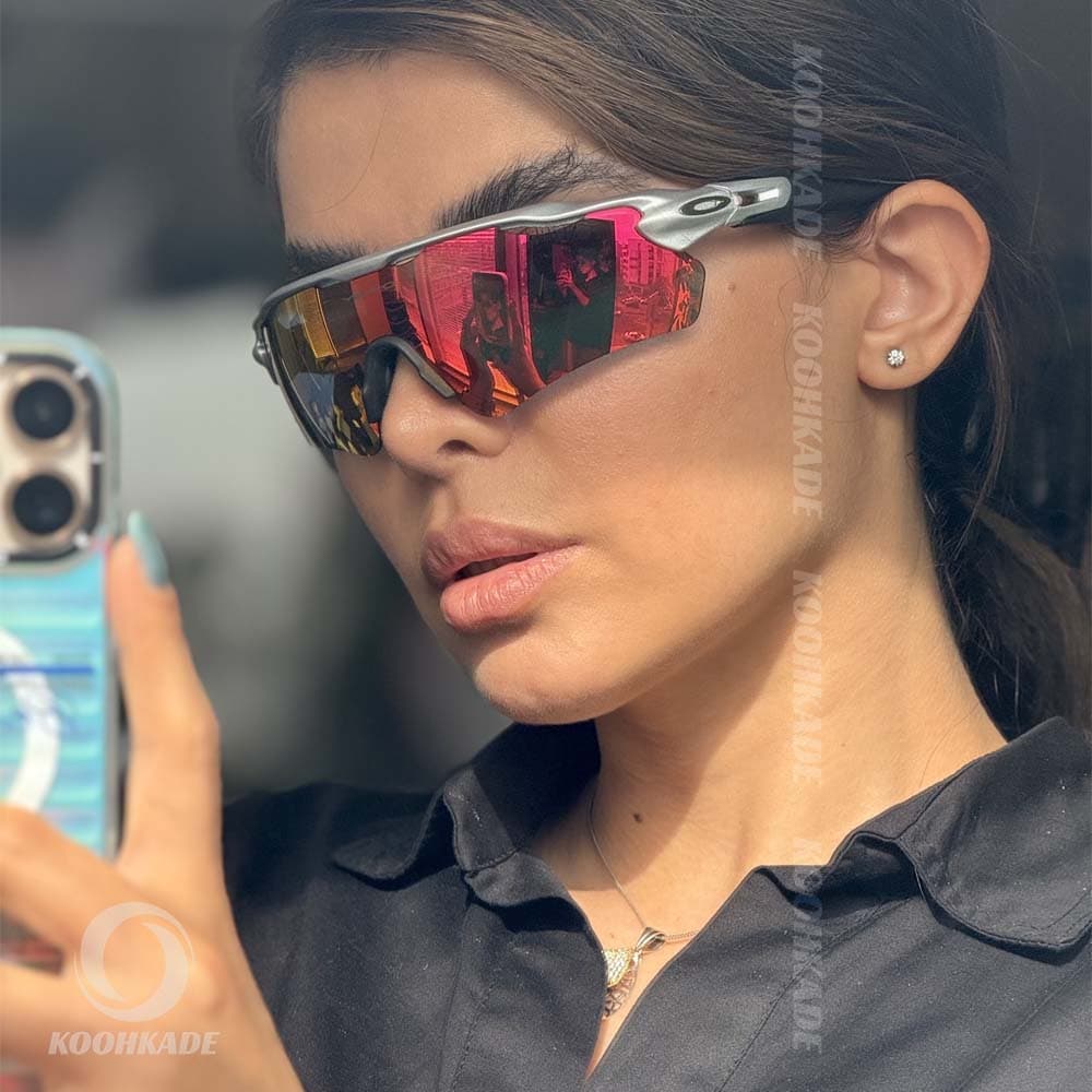 عینک 5 لنز OAKLEY RADAR مدل GRED