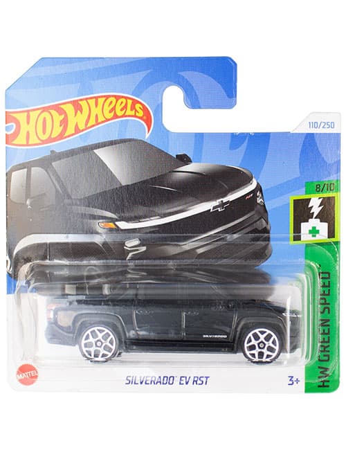 ماشین دکوری مدل Silverado EV RST Black برند Hot Wheels