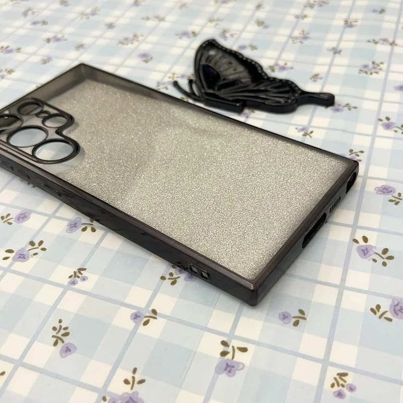 قاب گوشی Galaxy S23 Ultra سامسونگ آکواریومی طرح پروانه شاین کد 696 — تصویر ۳