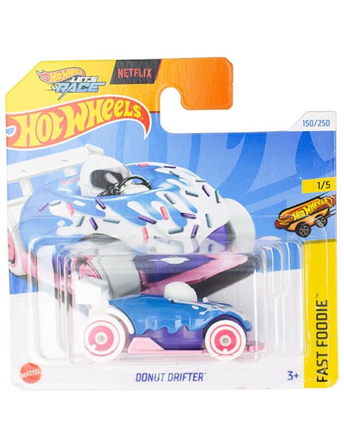 ماشین دکوری مدل Donut Drifter Blue برند Hot Wheels