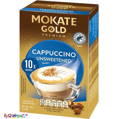 کاپوچینو بدون شیرین کننده 10 عددی موکاته گلد