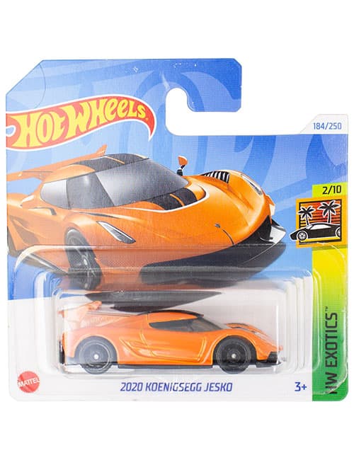 ماشین دکوری مدل 2020 Koenigsegg Jesko Orange برند Hot Wheels