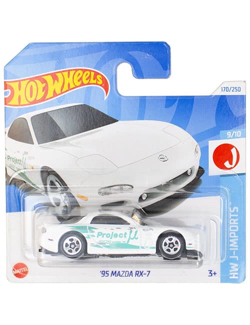 ماشین دکوری مدل 95 Mazda RX-7 White برند Hot Wheels
