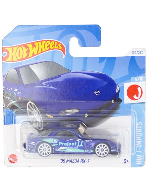 ماشین دکوری مدل 95 Mazda RX-7 Blue برند Hot Wheels