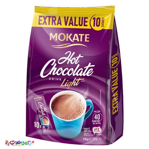 هات چاکلت رژیمی موکاته 10 عددی MOKATE