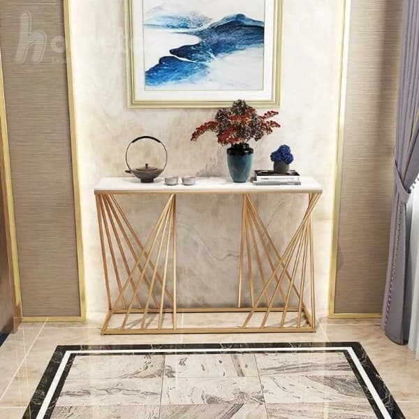 میز کنسول پایه استیل طرح آشنا