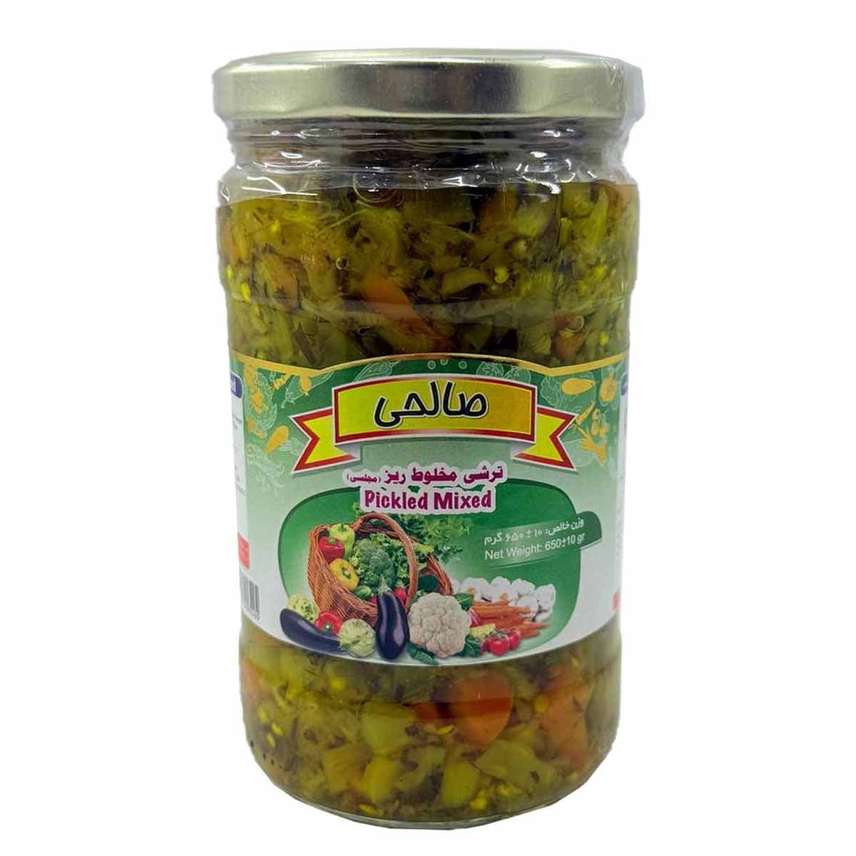 ترشی مخلوط ریز ( مجلسی ) صالحی 650 گرم