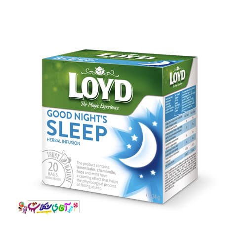 دمنوش گیاهی لوید برای خواب بهتر 20 عددی LOYD