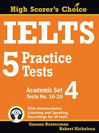 IELTS 5 Practice Tests Academic Set 4 Tests No. 16-20