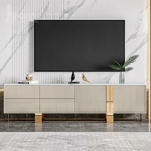 میز تلویزیون tv استیل طرح لیانا — تصویر ۴