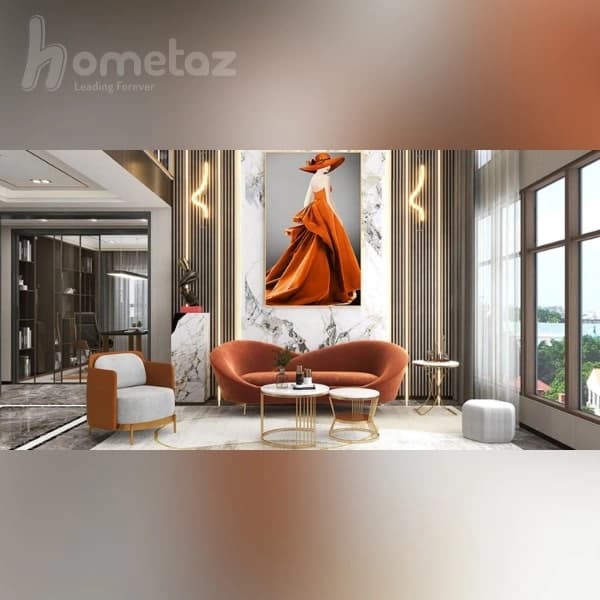 مبل تکنفره پایه استیل طرح پالیز — تصویر ۳