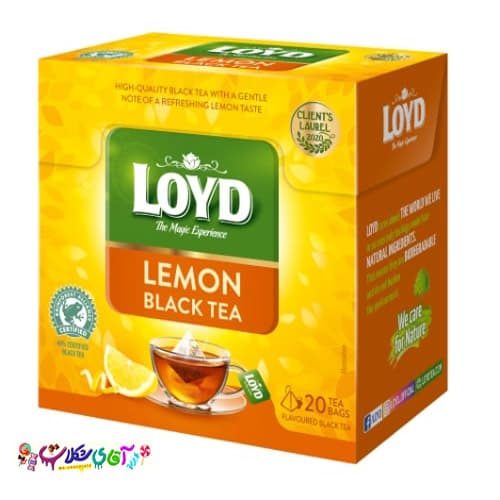 چای لوید چای سیاه و لیمو 20 عددی LOYD