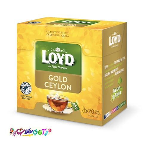 چای لوید سیلان گلد 20 عددی LOYD
