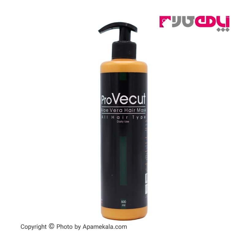 ماسک مو پرو ویکات مدل aloe vera مناسب انواع مو حجم 500 میل
