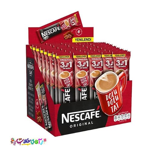 نسکافه 3 در 1 اورجینال قرمز 72 عددی Nescafe