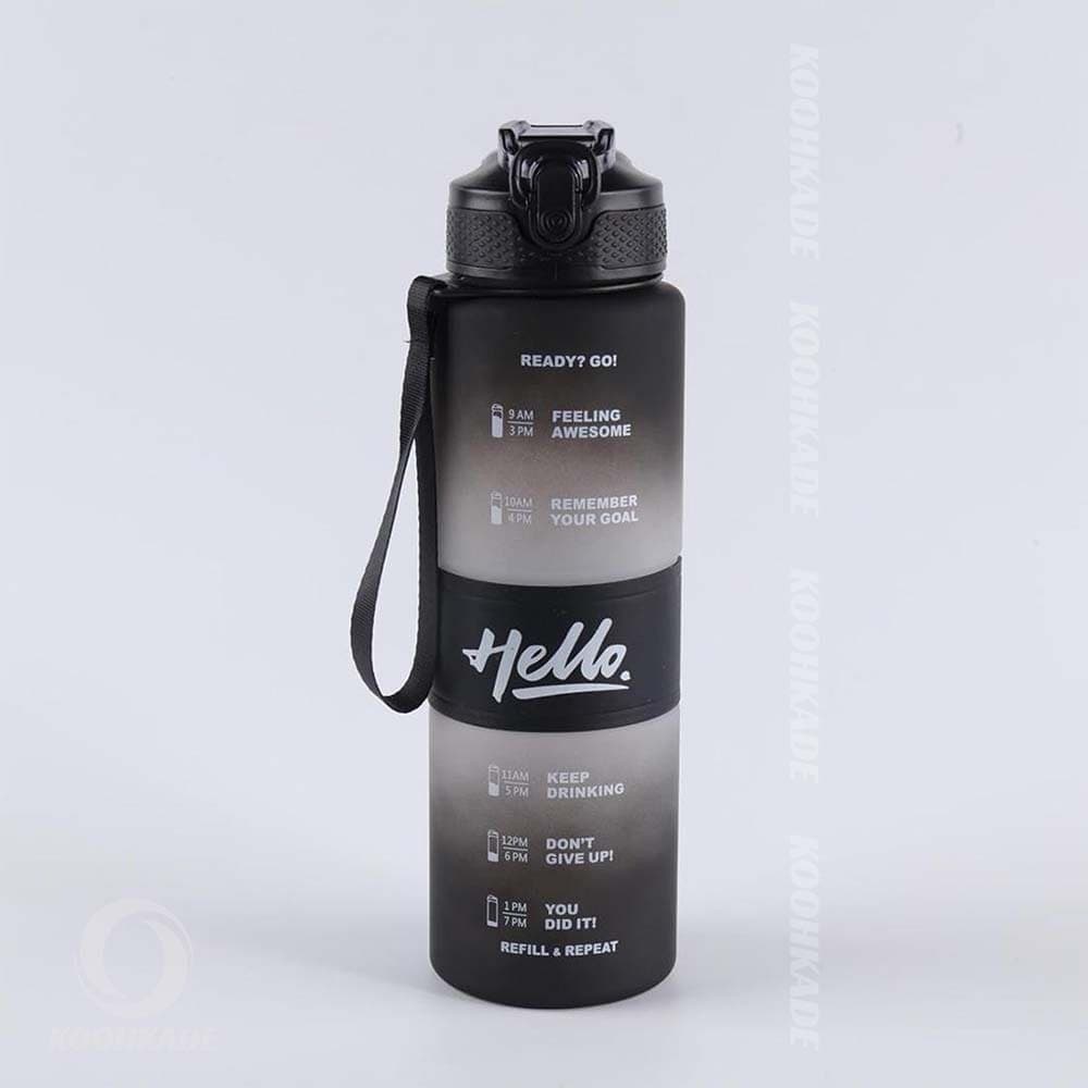 قمقمه دور سیلیکونی HELLO — تصویر ۴