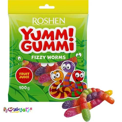 پاستیل مار ترش روشن 70 گرم Roshen