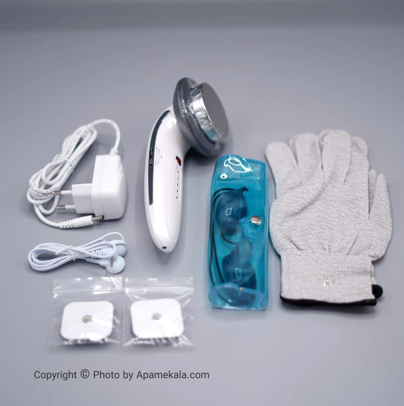 دستگاه ماساژور و لاغری (کویتیشن) 6 کاره خانگی ترکیب هایفو + آر اف ultrasonic 6 in 1 R — تصویر ۴