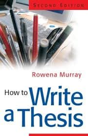 How to Write a Thesis