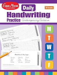 Daily Handwriting Practice Contemporary Cursive