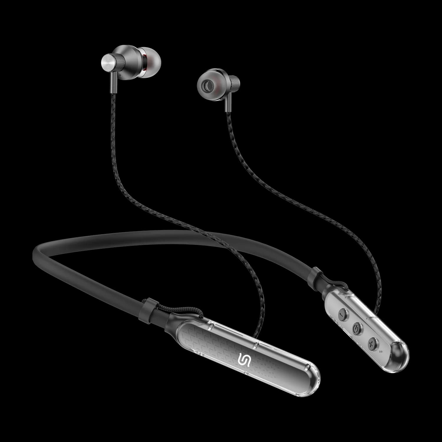 هندزفری گردنی مشکی Porodo By Soundtec مدل SV Pro با افکت صوتی پرودو