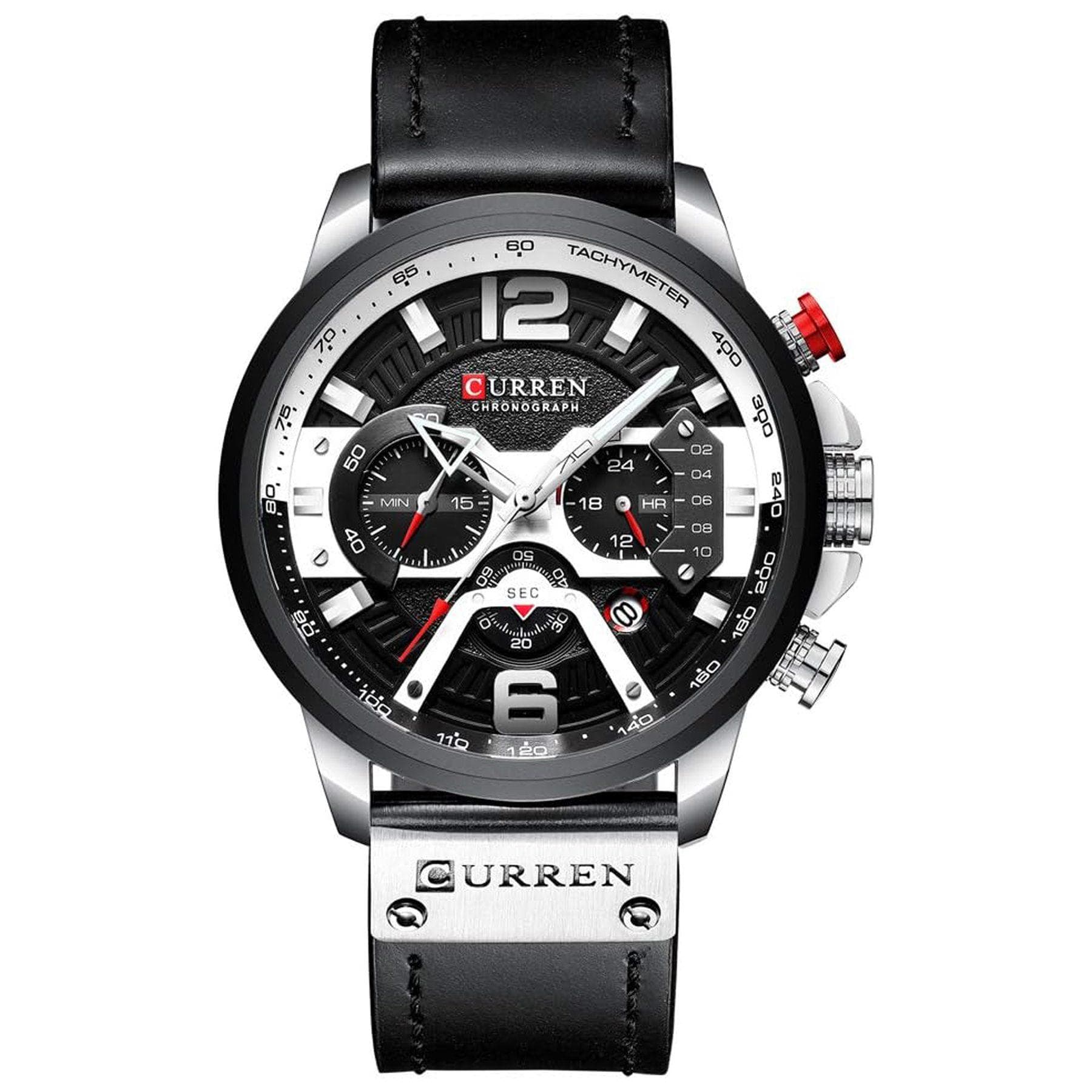 ساعت مچی مردانه CURREN Men’s Sports Waterproof Stainless Steel Date Watch