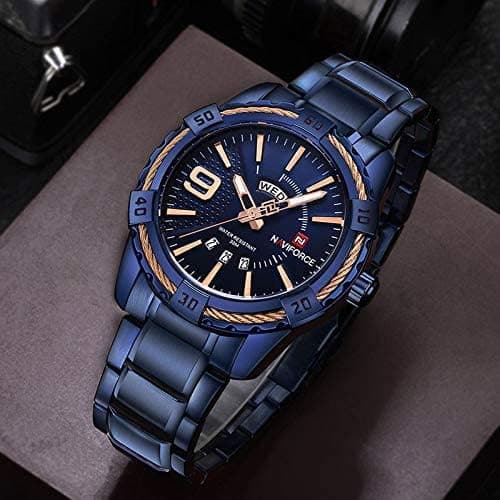 ساعت مچی کوارتز مردانه NaviForce NF9117N Men’s Sport Stainless Steel Wrist Quartz Watch — تصویر ۲