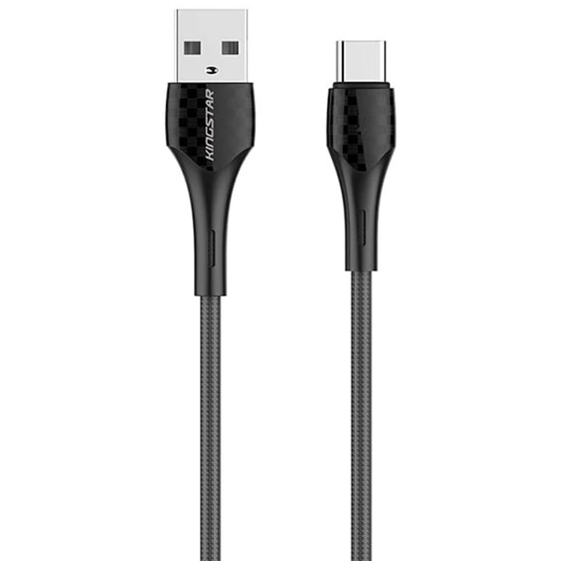 کابل شارژ تایپ سی فست شارژ KingStar K20C 2.4A 1m — تصویر ۶